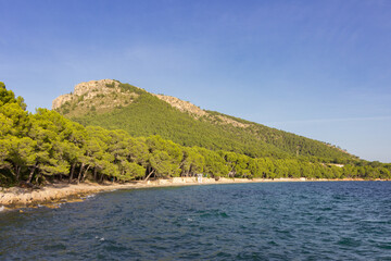 Formentor beach in the north of Mallorca (Spain)