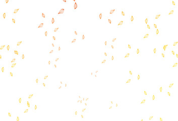 Light Yellow, Orange vector doodle pattern.
