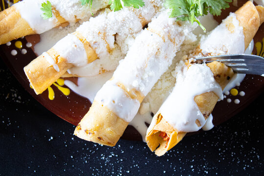 Chicken Flautas