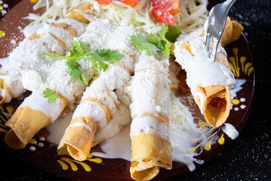 Chicken Flautas