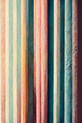 Abstract stripes pattern in pastel colors and with uneven spacing