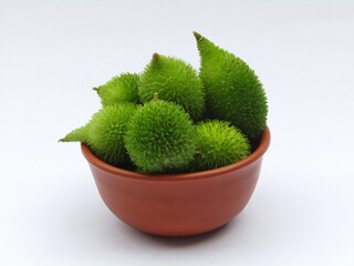Spiny gourd in a bowl 