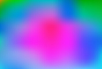 Light Multicolor, Rainbow vector blurred shine abstract background.