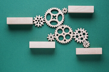 Template for diagram. Presentation of processes and relationships.