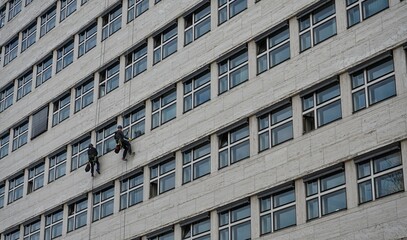 windows of a building