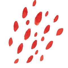 Watercolor hand drawn element. Abstract shapes for decoration banners, cards, posters and posts in social media 