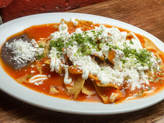 mexican food enchiladas rojas