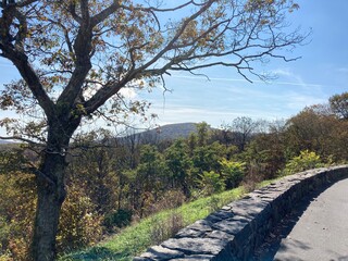 Scenic nature Shenandoah National Park view
