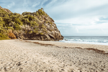 beach and rocks