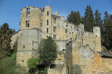 Fototapeta premium Burg Beaufort, Luxemburg