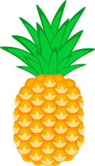 Pineapple,  ananas tropical fruit