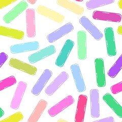 Sugar sprinkles seamless birthday cake pattern for wrapping and kids clothes print and holidays and fabrics and kitchen