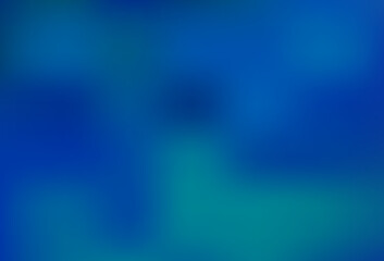 Dark BLUE vector blurred and colored template.