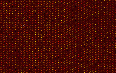 Dark Orange vector pattern with spheres.