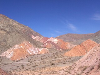 Colorful mountains of Purmamarca