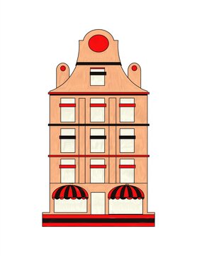 illustration of a building