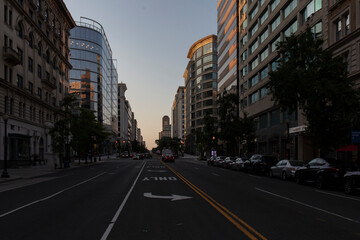 Cityscape of Washington DC downtown