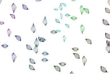 Light Multicolor, Rainbow vector sketch background.