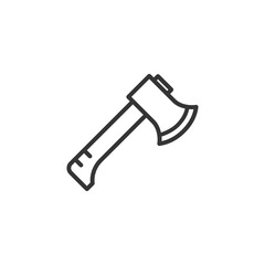 ax icon isolated design template. The ax icon. Axe symbol.Keywords: