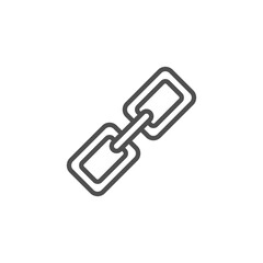 Link icon. Vector illustration. chain icon