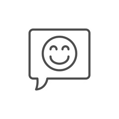 positive review of customer. Client Satisfaction Icon.