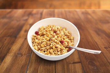 Tasty traditional breakfast sweet dish