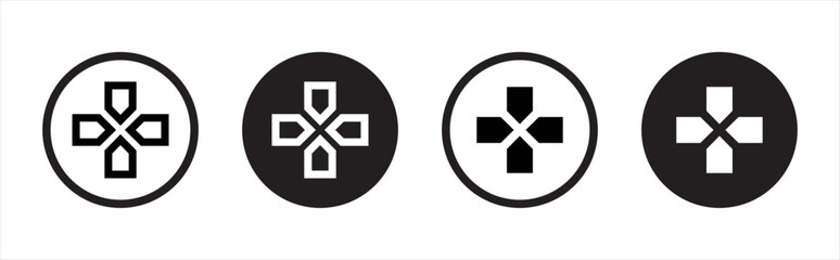Game direction console icon sign symbol, vector illustration