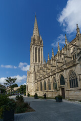 The Church Eglise Saint-Pierre de Caen on a sunny summer day, Caen, Normandy, France