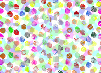 colorful,multicolor dot  ,circle background 