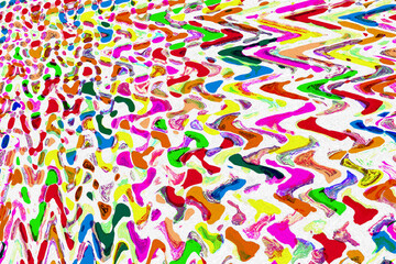 Fototapeta na wymiar colorful wavy pattern abstract background 