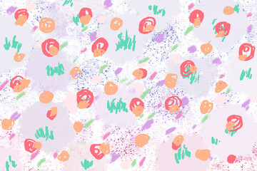 colorful halftone dot circle abstract background