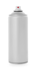 Can of spray paint isolated on white