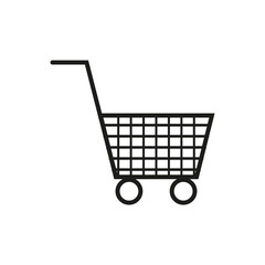 shopping cart. Web vector infographics. Shop, cart, bag, store, online, purchase, buy, retail. Vector illustration. Stock image.