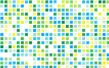 Light Blue, Yellow vector cover in polygonal style.