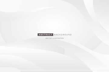 Abstract white gradient color curve background