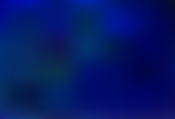 Obraz premium Dark BLUE vector bokeh and colorful pattern.