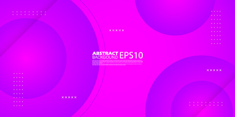 abstract pink purple gradient background with circle shapes.colorful flat design. bright and modern concept. eps10 vector