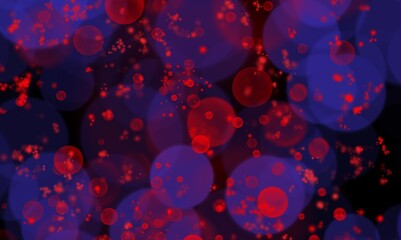 Colored circles texture bokeh background