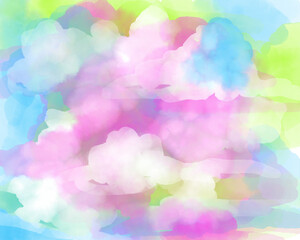 abstract colorful background clouds