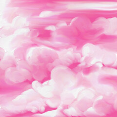 pink background clouds 