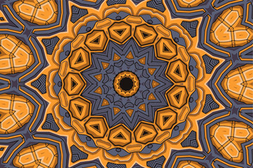 Tribal ethnic indian seamless vector design. Festive colorful mandala art pattern. Geometric medallion fantasy boho flowers. psychedelic festival background frame