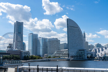 神奈川県横浜市　臨港パークの風景