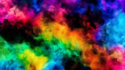 Foto auf Acrylglas Gemixte farben Explosion of color abstract background  31