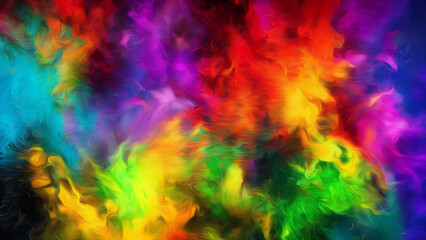 Explosion of color abstract background #87