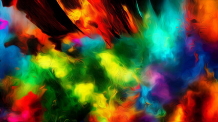 Naklejka na ściany i meble Explosion of color abstract background #100