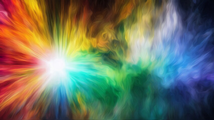 Explosion of color abstract background #101