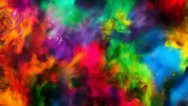 Explosion of color abstract background #98 © Ben