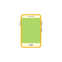 Smartphone gadget icon in color, isolated on white background 