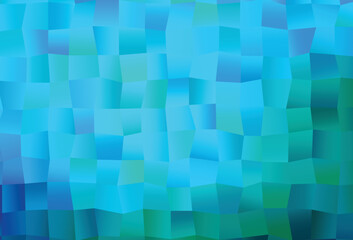 Light Blue, Green vector texture with rectangular style.