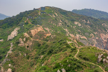 Fototapeta na wymiar Nature landscape of the Luoshan Nature Trail
